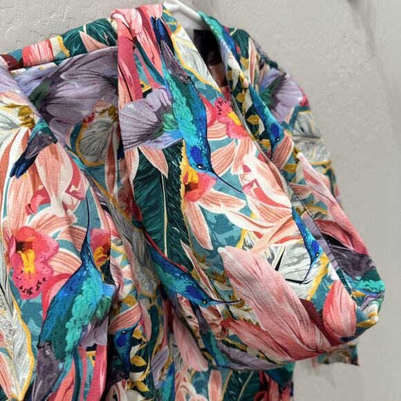 NWT Hey Popinjay Tropical Rainforest Colibri Nairo Hoodie - Picture 7 of 9